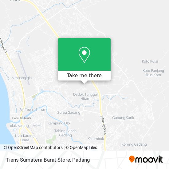 Tiens Sumatera Barat Store map
