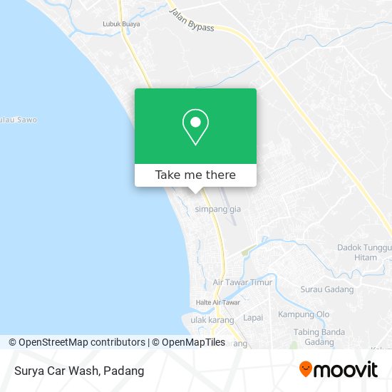 Surya Car Wash map