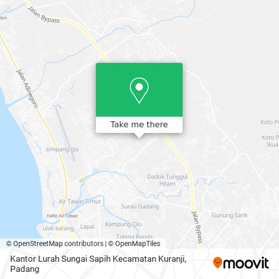 Kantor Lurah Sungai Sapih Kecamatan Kuranji map