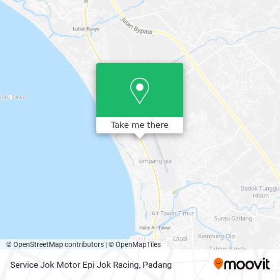 Service Jok Motor Epi Jok Racing map