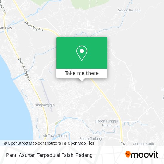 Panti Asuhan Terpadu al Falah map