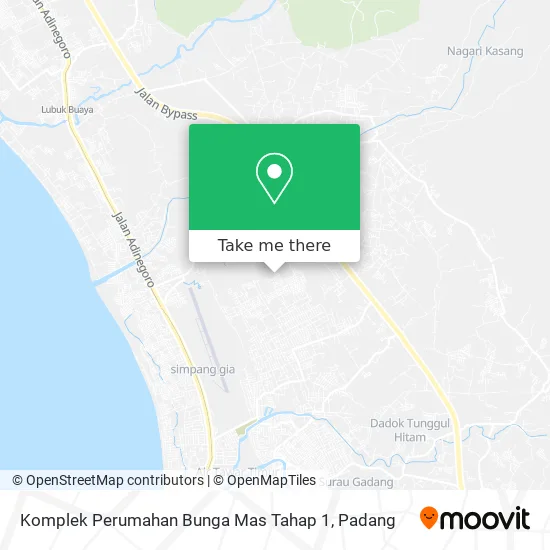 Komplek Perumahan Bunga Mas Tahap 1 map