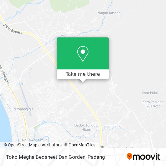 Toko Megha Bedsheet Dan Gorden map
