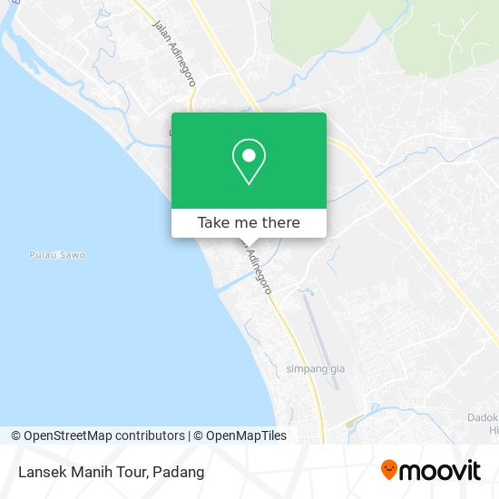 Lansek Manih Tour map