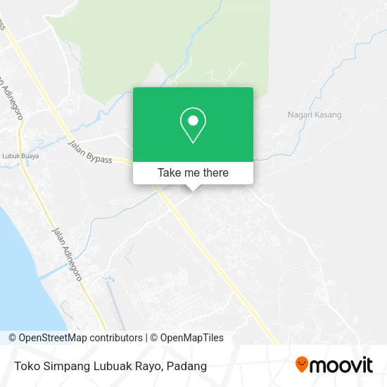 Toko Simpang Lubuak Rayo map