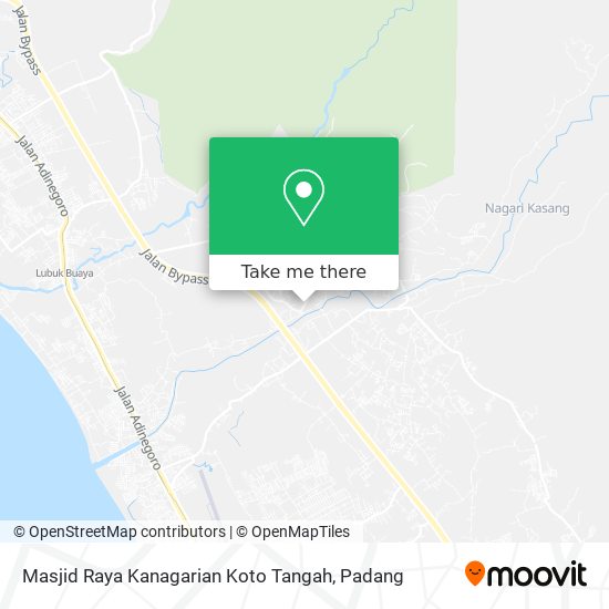 Masjid Raya Kanagarian Koto Tangah map