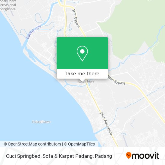 Cuci Springbed, Sofa & Karpet Padang map