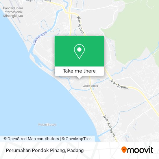 Perumahan Pondok Pinang map