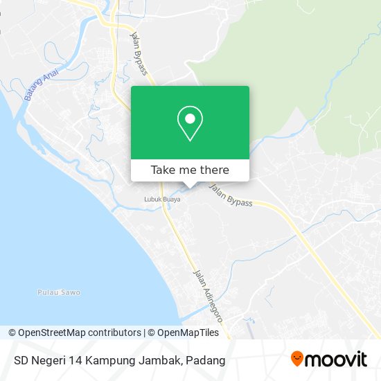 SD Negeri 14 Kampung Jambak map