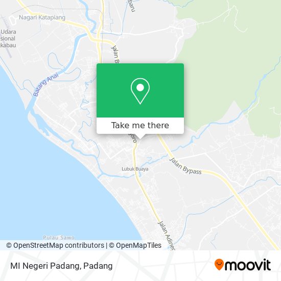 MI Negeri Padang map