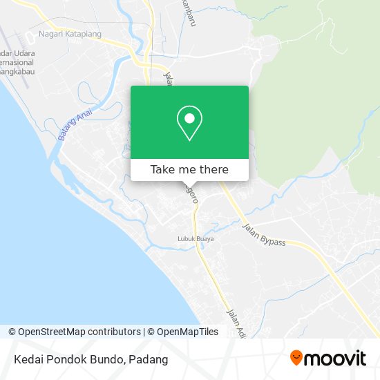 Kedai Pondok Bundo map