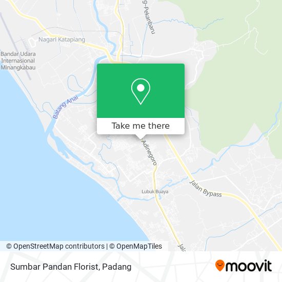 Sumbar Pandan Florist map