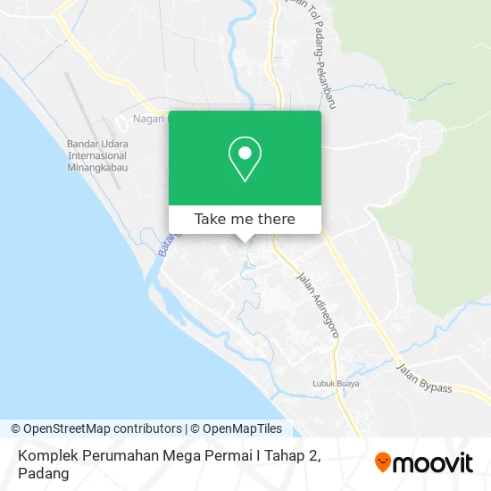 Komplek Perumahan Mega Permai I Tahap 2 map
