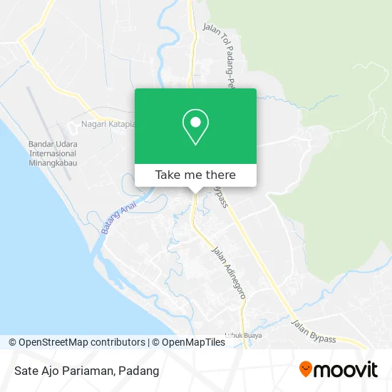 Sate Ajo Pariaman map