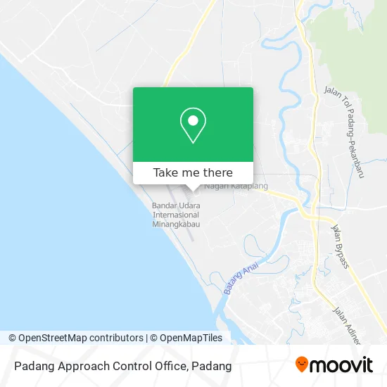 Padang Approach Control Office map
