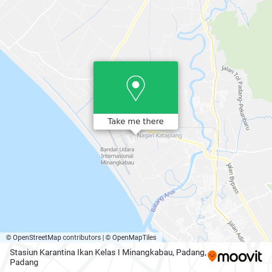 Stasiun Karantina Ikan Kelas I Minangkabau, Padang map
