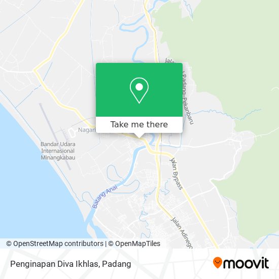 Penginapan Diva Ikhlas map