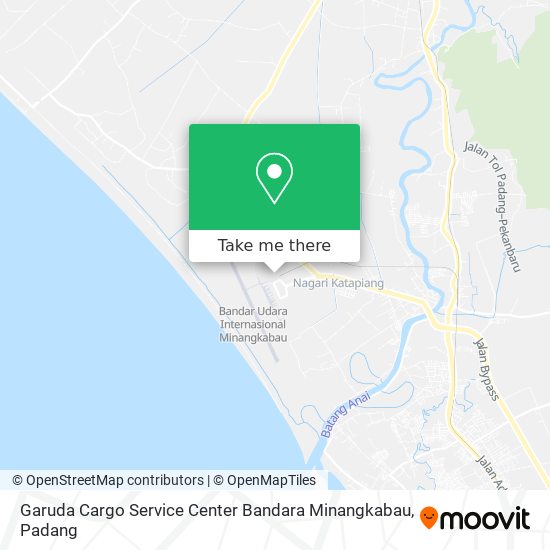Garuda Cargo Service Center Bandara Minangkabau map