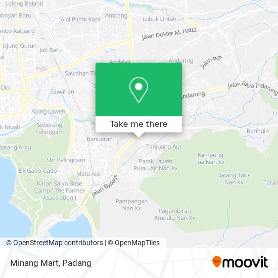 Minang Mart map