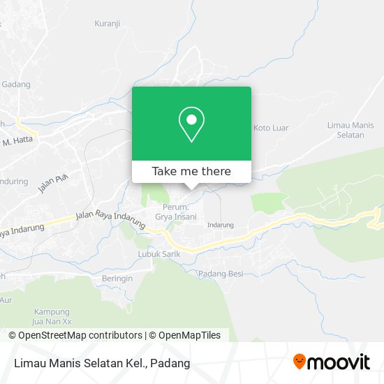 Limau Manis Selatan Kel. map