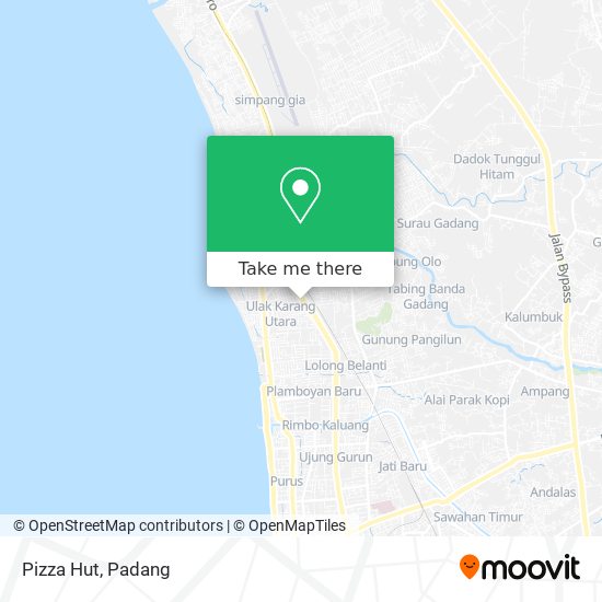 Pizza Hut map