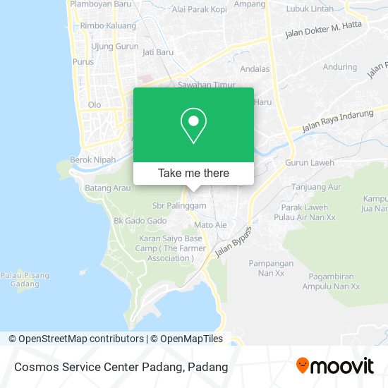 Cosmos Service Center Padang map