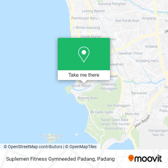 Suplemen Fitness Gymneeded Padang map