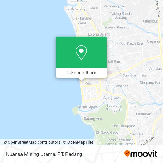 Nuansa Mining Utama. PT map