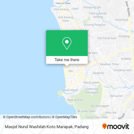 Masjid Nurul Washilah Koto Marapak map