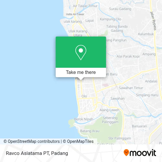 Ravco Asiatama PT map