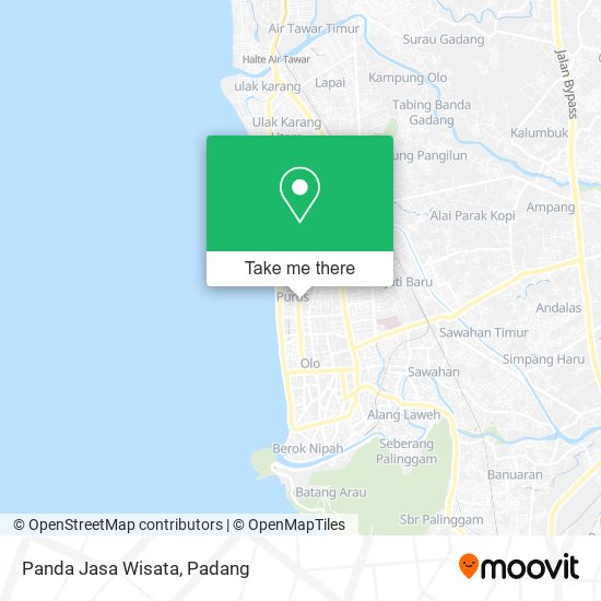 Panda Jasa Wisata map