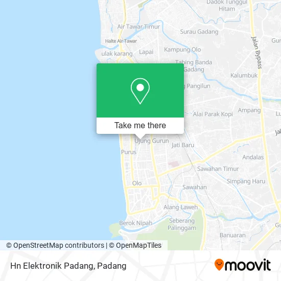Hn Elektronik Padang map
