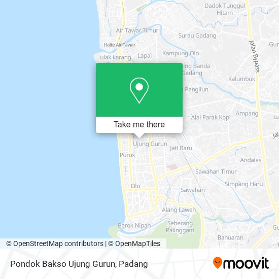 Pondok Bakso Ujung Gurun map