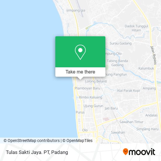 Tulas Sakti Jaya. PT map