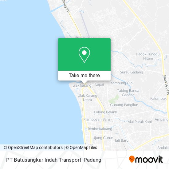PT Batusangkar Indah Transport map