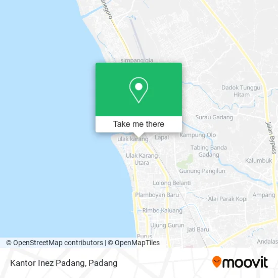 Kantor Inez Padang map