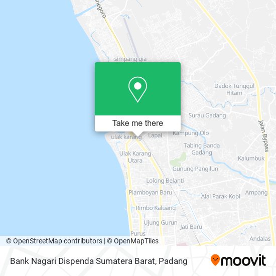 Bank Nagari Dispenda Sumatera Barat map