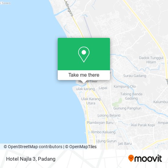 Hotel Najla 3 map