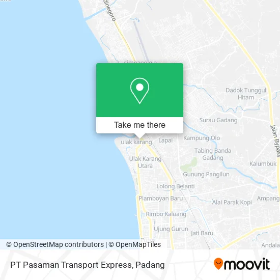 PT Pasaman Transport Express map