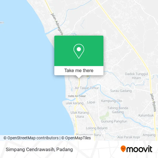 Simpang Cendrawasih map