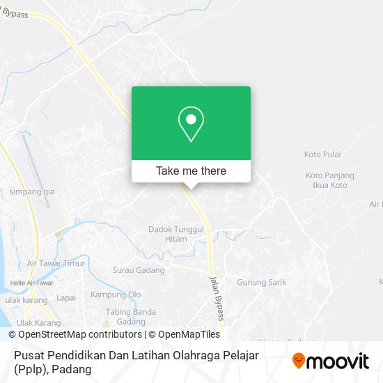 Pusat Pendidikan Dan Latihan Olahraga Pelajar (Pplp) map
