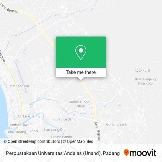 Perpustakaan Universitas Andalas (Unand) map