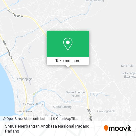 SMK Penerbangan Angkasa Nasional Padang map