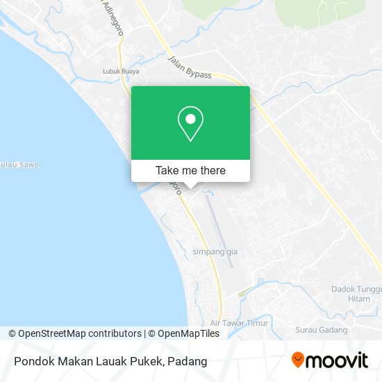 Pondok Makan Lauak Pukek map