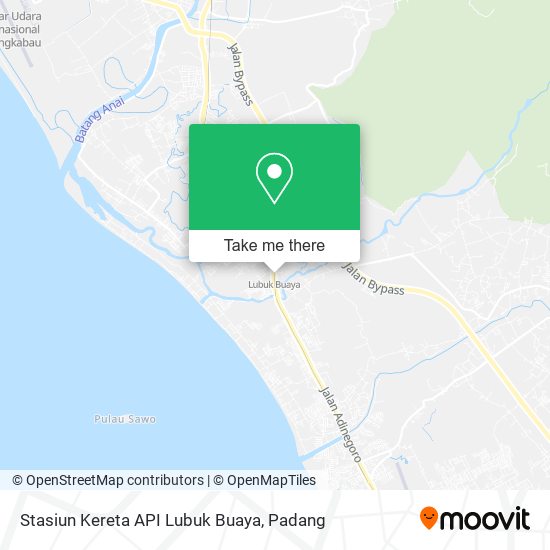Stasiun Kereta API Lubuk Buaya map