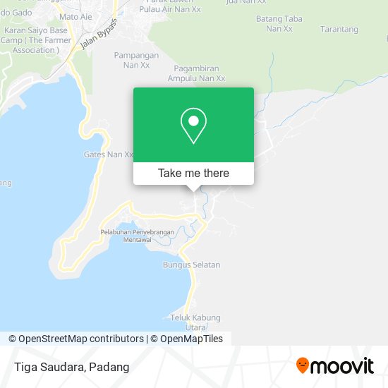 Tiga Saudara map