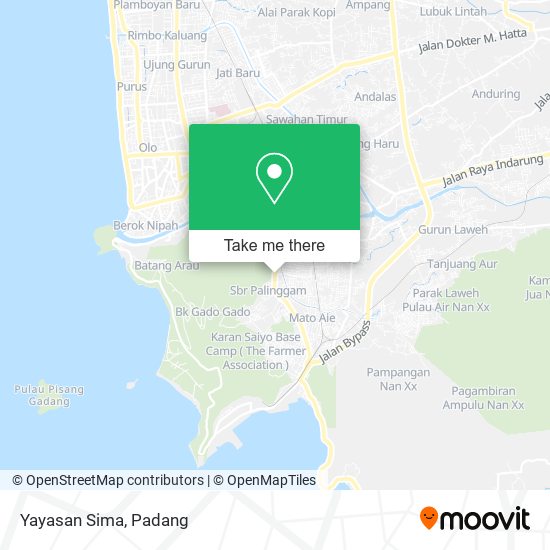 Yayasan Sima map