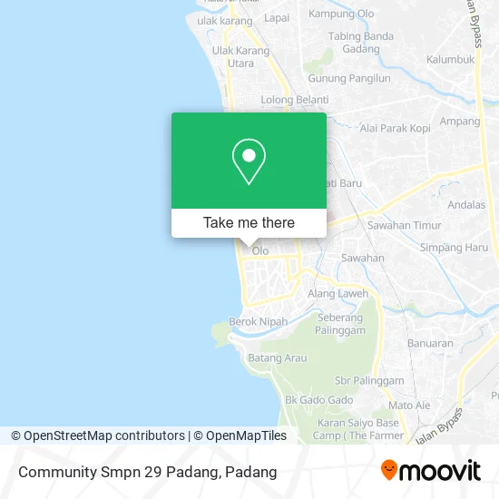 Community Smpn 29 Padang map