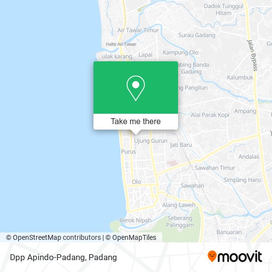 Dpp Apindo-Padang map