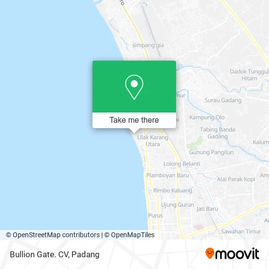 Bullion Gate. CV map